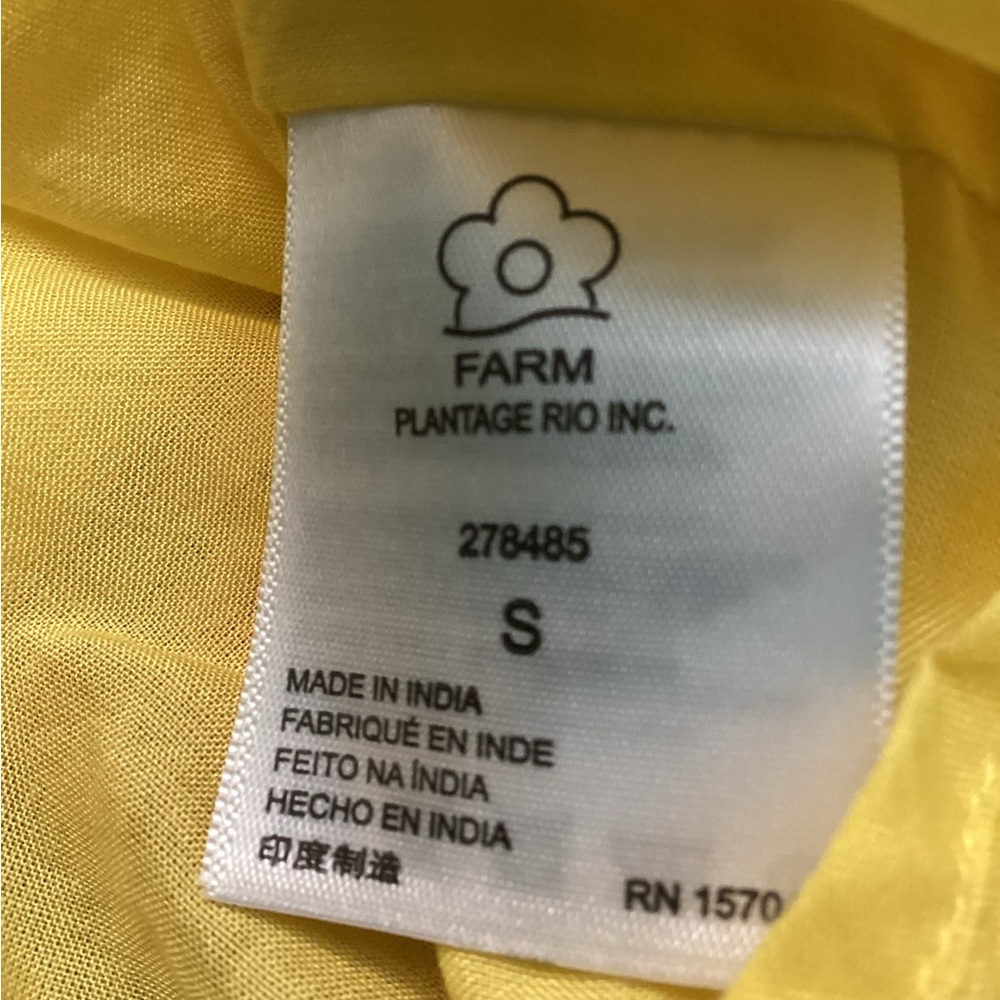 Farm Rio Printed V-Neck Ruffle-Hem Dress-2 - Picture 11 of 12